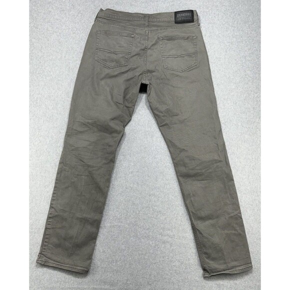 Signature Levi Strauss Mens Pants Sz 32x31‎ Gray Athletic Chino Classic Denim - Picture 6 of 14